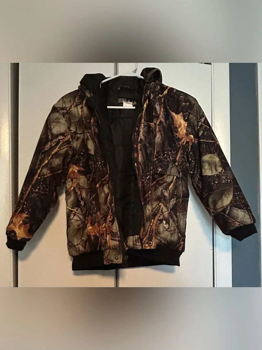 WFS Element Gear Youth Insulated Camo Bomber Jacket